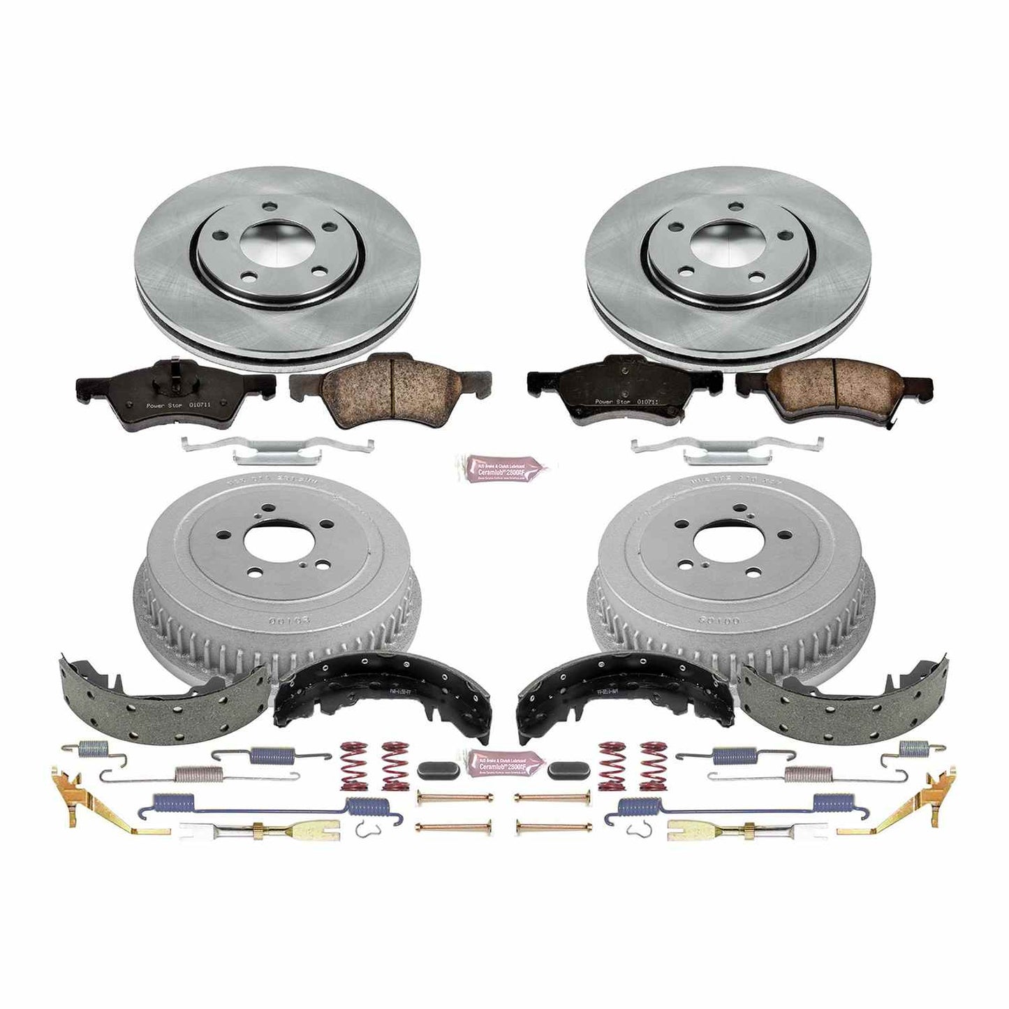 PowerStop Power Stop 03-04 Dodge Caravan Front & Rear Autospecialty Brake Kit KOE15014DK