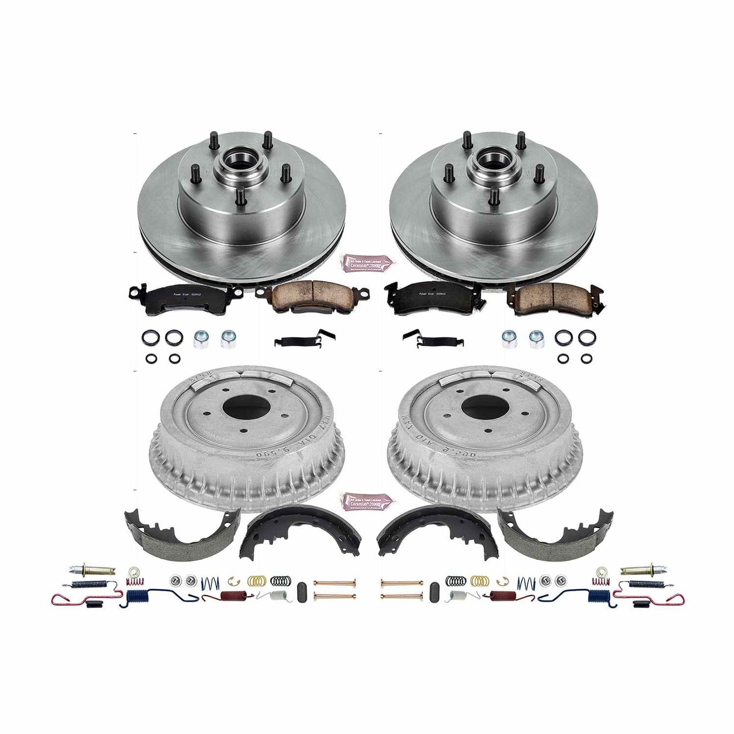 PowerStop Power Stop 73-74 Buick Apollo Front & Rear Autospecialty Brake Kit KOE15022DK