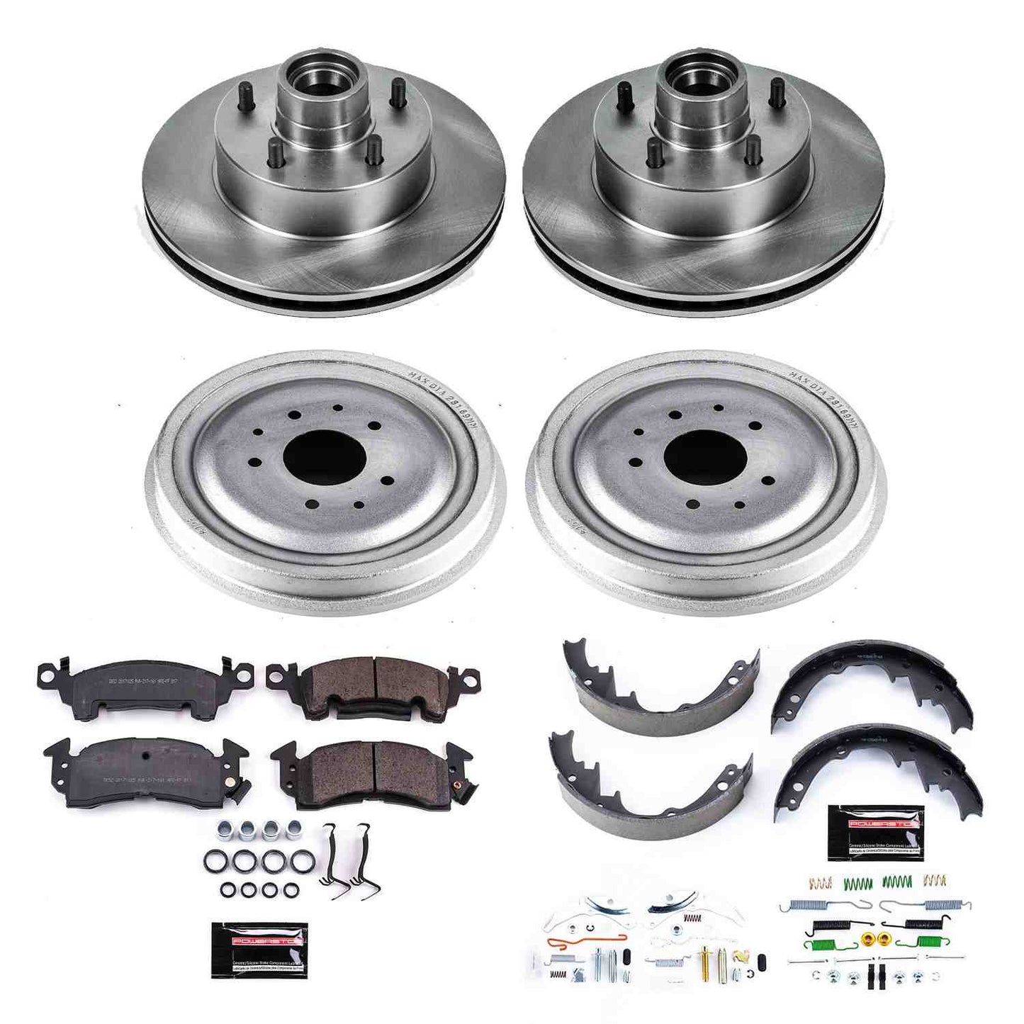 PowerStop Power Stop 1971 Chevrolet G10 Van Front & Rear Autospecialty Brake Kit KOE15028DK