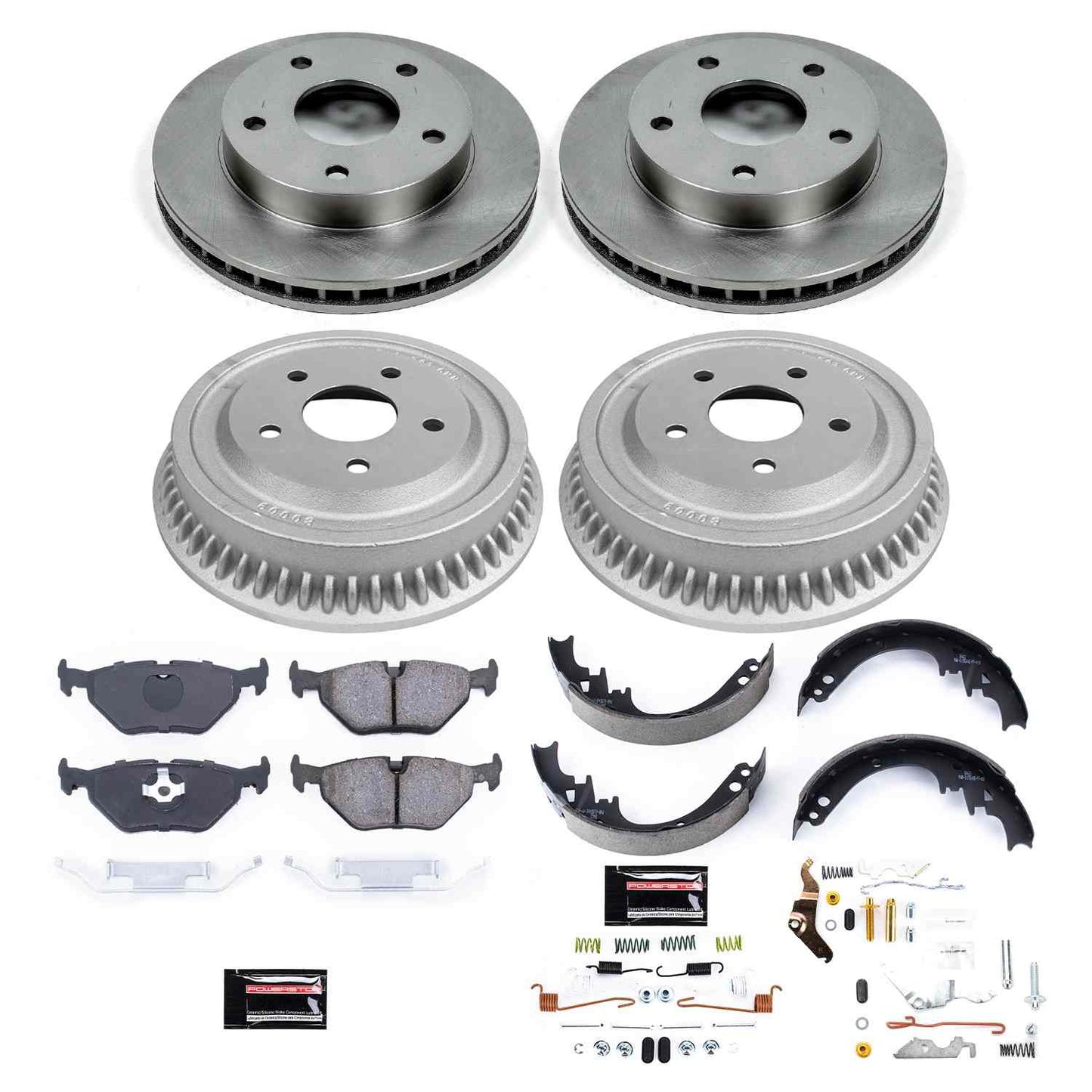 PowerStop Power Stop 94-99 Dodge Ram 1500 Front & Rear Autospecialty Brake Kit KOE15033DK