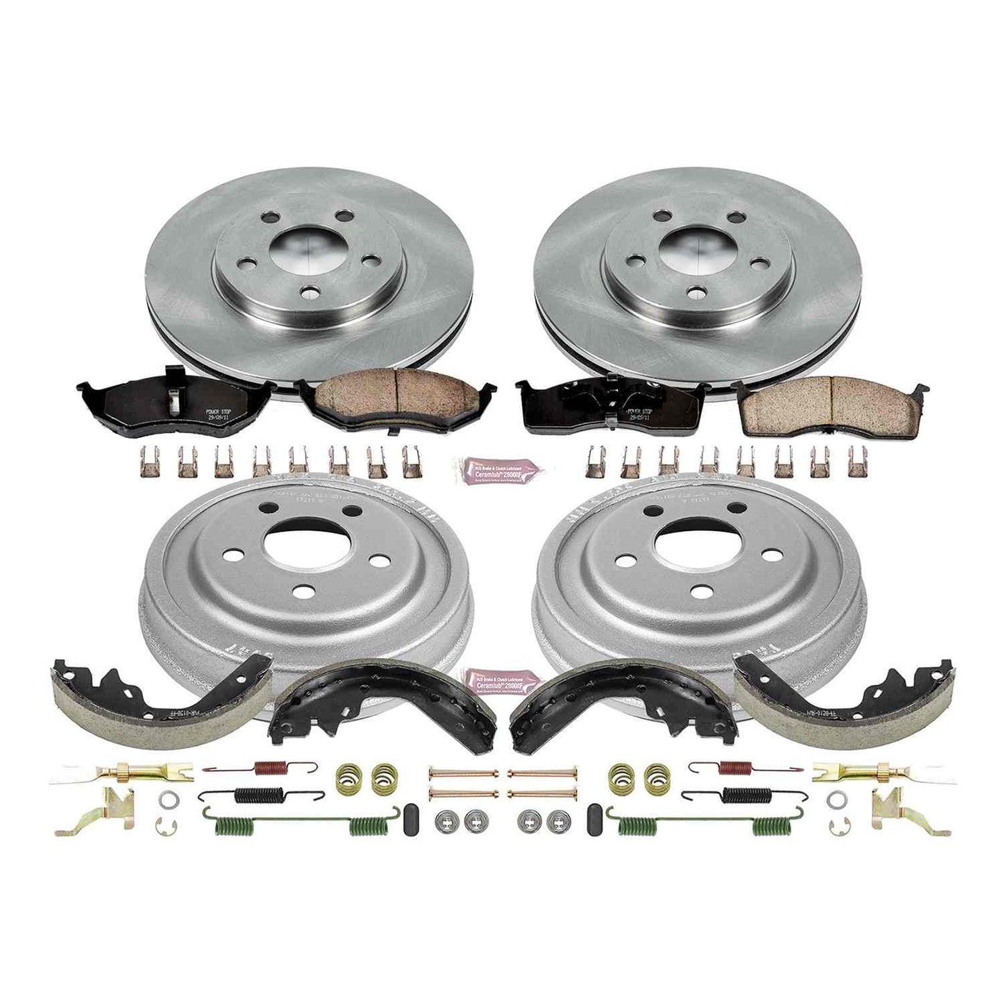 PowerStop Power Stop 00-05 Dodge Neon Front & Rear Autospecialty Brake Kit KOE15058DK