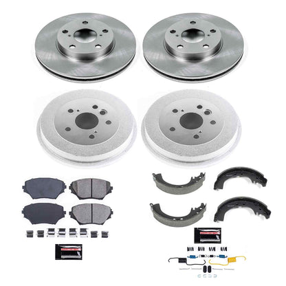 PowerStop Power Stop 01-02 Toyota RAV4 Front & Rear Autospecialty Brake Kit KOE15063DK