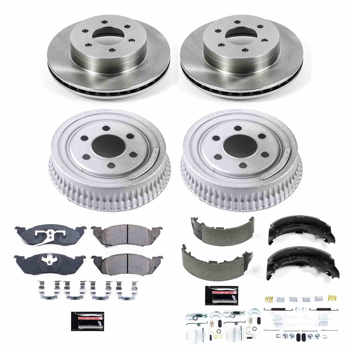 PowerStop Power Stop 97-98 Dodge Dakota Front & Rear Autospecialty Brake Kit KOE15070DK