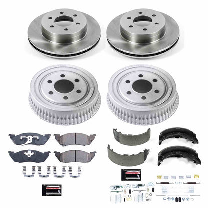 PowerStop Power Stop 97-98 Dodge Dakota Front & Rear Autospecialty Brake Kit KOE15070DK