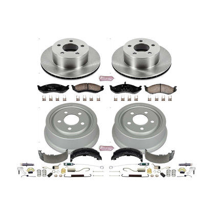 PowerStop Power Stop 92-99 Jeep Cherokee Front & Rear Autospecialty Brake Kit KOE15073DK