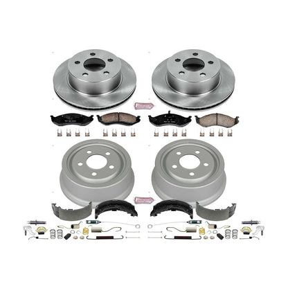 PowerStop Power Stop 99-01 Jeep Cherokee Front & Rear Autospecialty Brake Kit KOE15075DK
