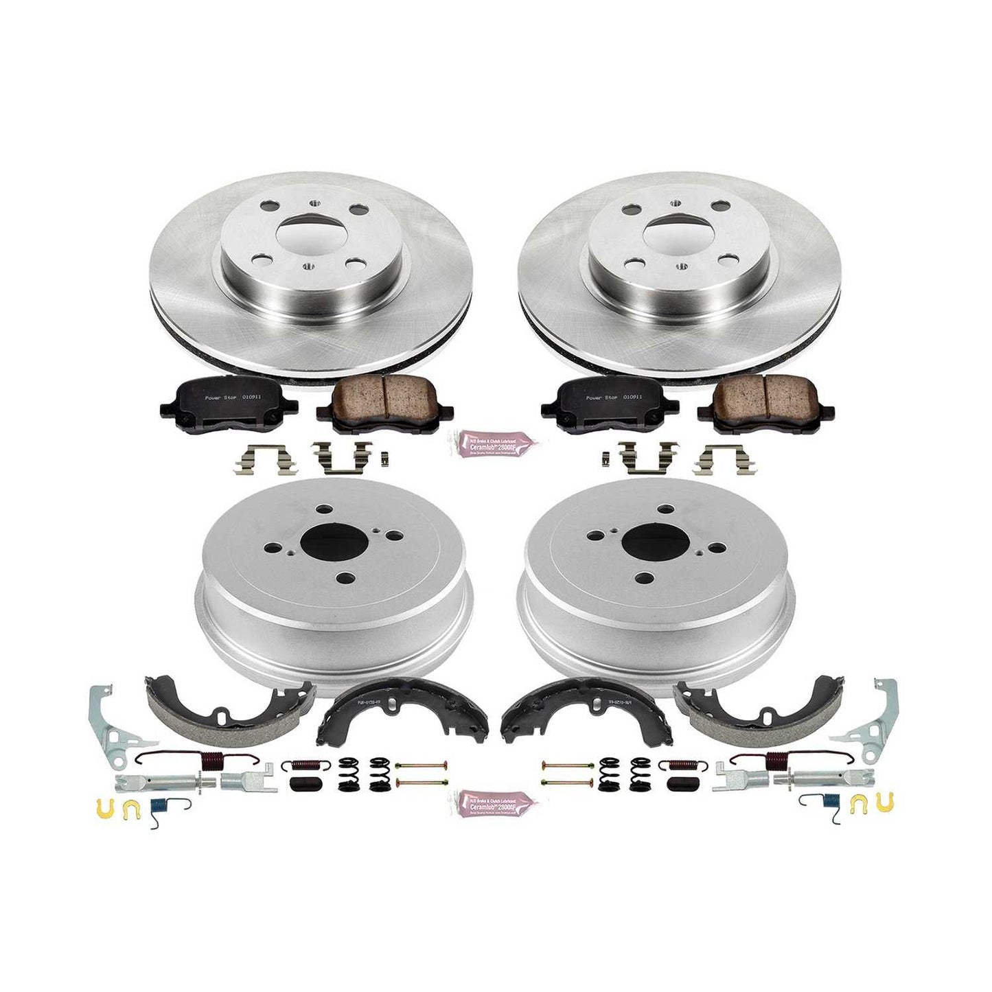 PowerStop Power Stop 98-02 Chevrolet Prizm Front & Rear Autospecialty Brake Kit KOE15078DK