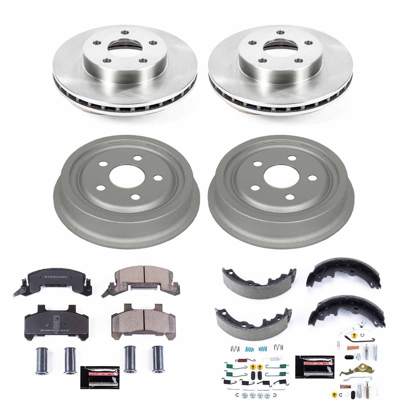 PowerStop Power Stop 90-91 Chevrolet Cavalier Front & Rear Autospecialty Brake Kit KOE15082DK