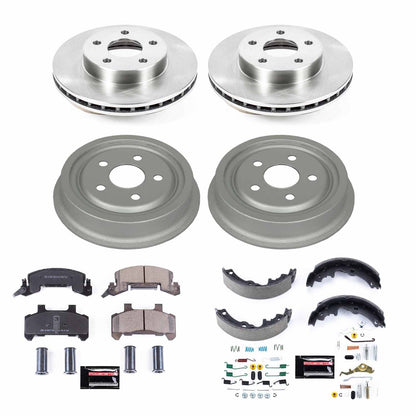 PowerStop Power Stop 90-91 Chevrolet Cavalier Front & Rear Autospecialty Brake Kit KOE15082DK