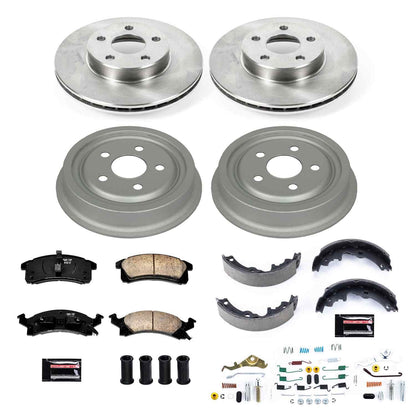 PowerStop Power Stop 92-95 Chevrolet Cavalier Front & Rear Autospecialty Brake Kit KOE15083DK
