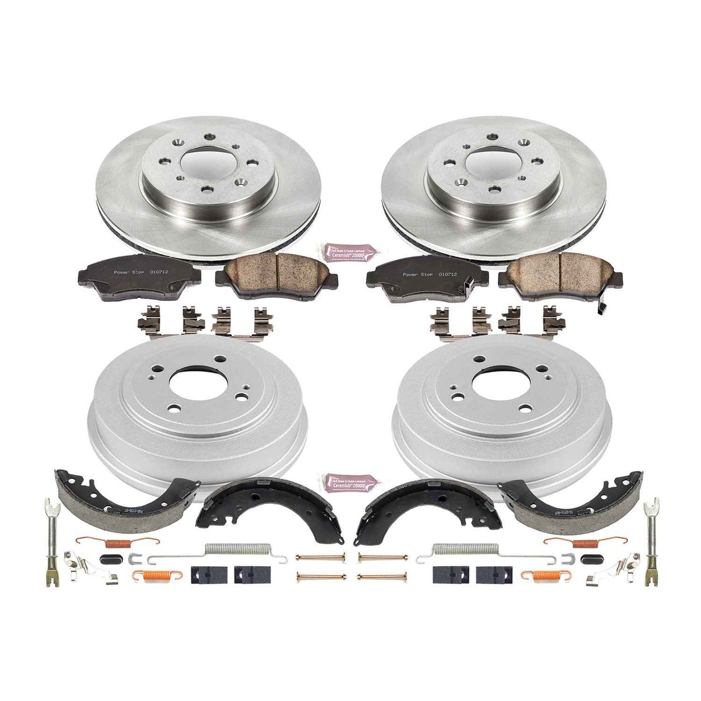 PowerStop Power Stop 07-08 Honda Fit Front & Rear Autospecialty Brake Kit KOE15088DK
