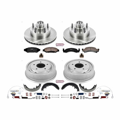 PowerStop Power Stop 90-93 Ford E-150 Front & Rear Autospecialty Brake Kit KOE15089DK