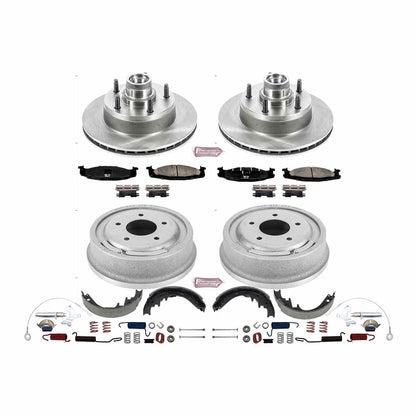 PowerStop Power Stop 94-96 Ford E-150 Front & Rear Autospecialty Brake Kit KOE15090DK