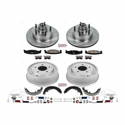 PowerStop Power Stop 94-96 Ford E-150 Front & Rear Autospecialty Brake Kit KOE15091DK