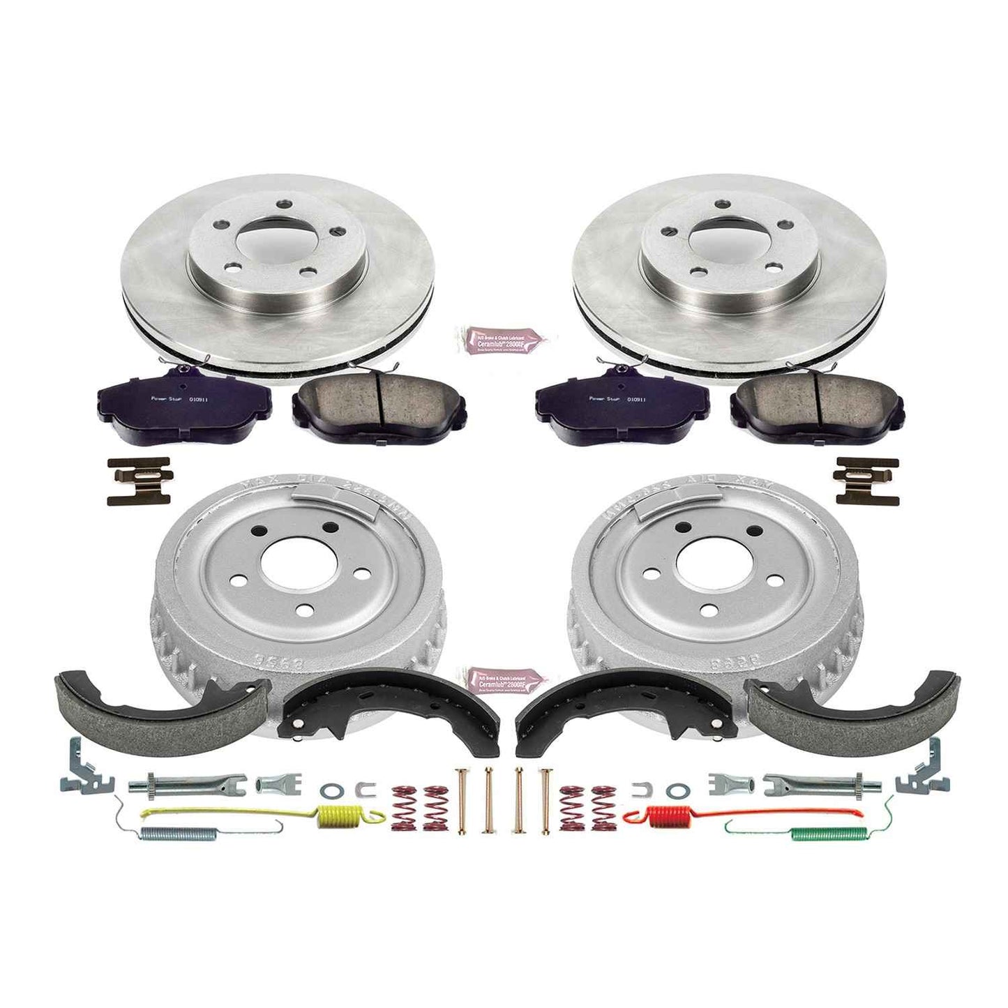 PowerStop Power Stop 94-00 Ford Taurus Front & Rear Autospecialty Brake Kit KOE15101DK