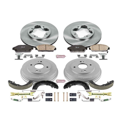 PowerStop Power Stop 90-92 Honda Accord Coupe Front & Rear Autospecialty Brake Kit KOE15104DK