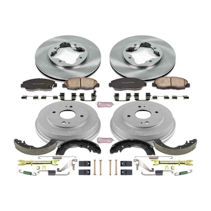 PowerStop Power Stop 93-97 Honda Accord Coupe Front & Rear Autospecialty Brake Kit KOE15105DK