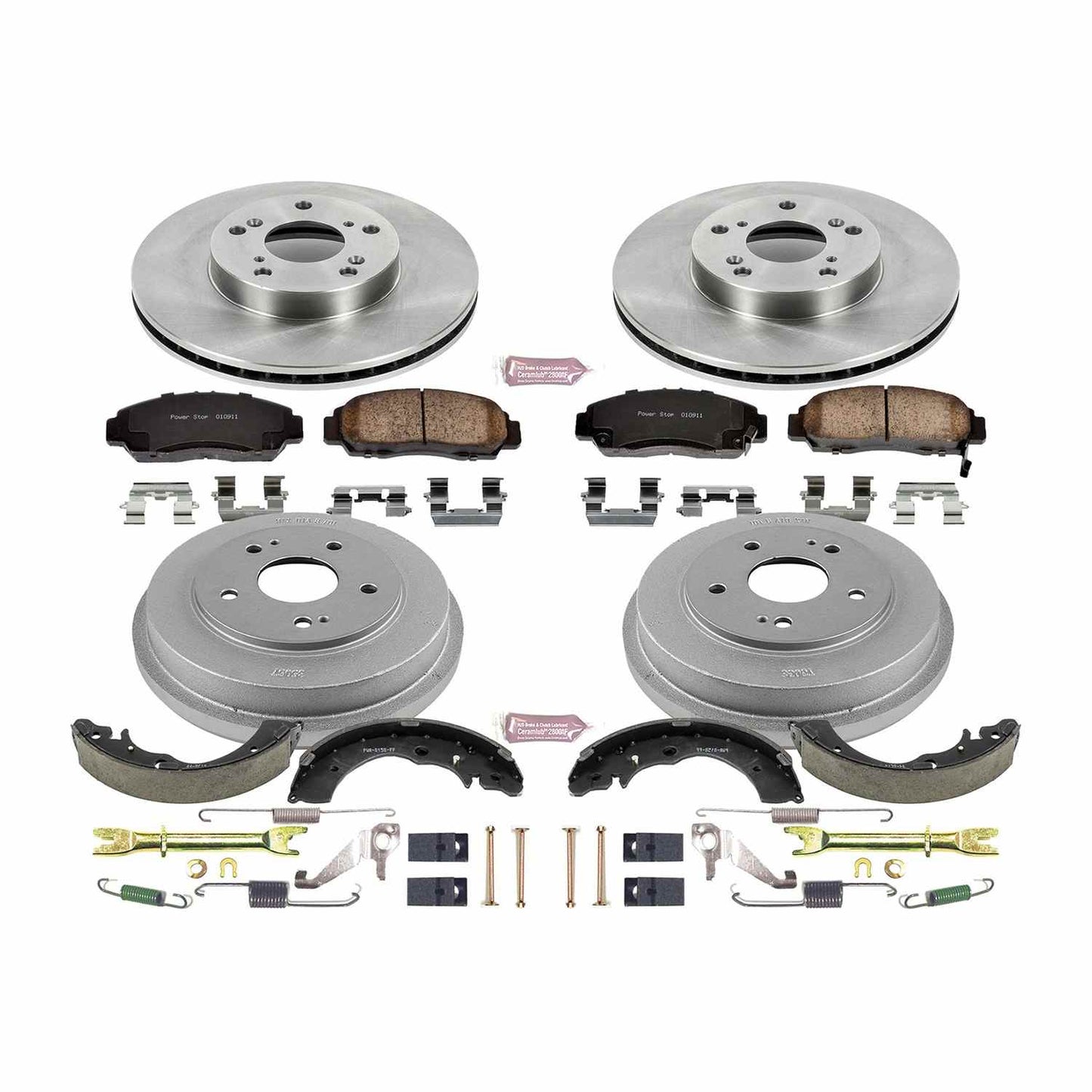 PowerStop Power Stop 06-11 Honda Civic Sedan Front & Rear Autospecialty Brake Kit KOE15109DK