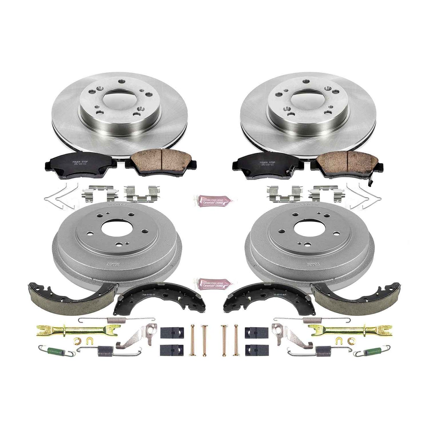 PowerStop Power Stop 06-08 Honda Civic Sedan Front & Rear Autospecialty Brake Kit KOE15110DK
