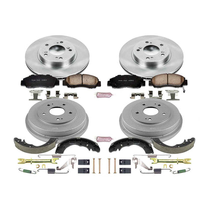PowerStop Power Stop 97-01 Honda CR-V Front & Rear Autospecialty Brake Kit KOE15114DK