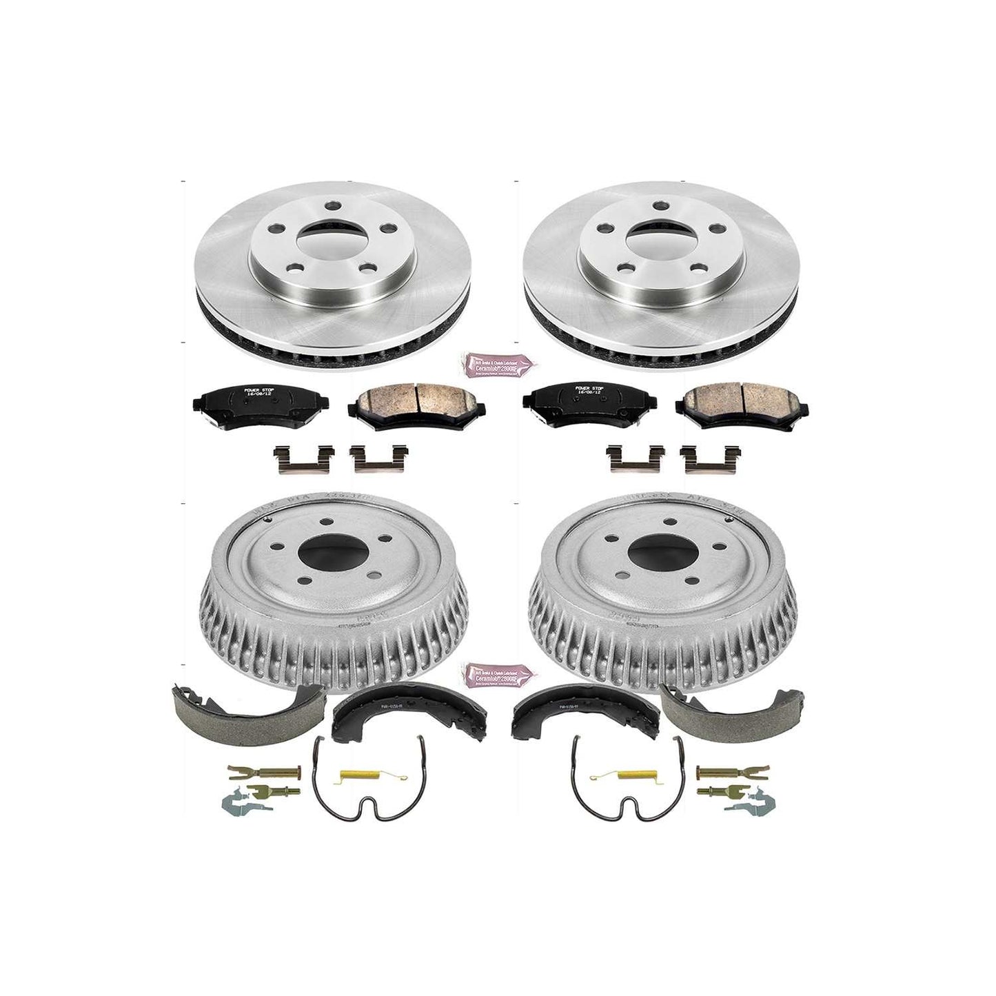 PowerStop Power Stop 02-03 Buick Century Front & Rear Autospecialty Brake Kit KOE15121DK