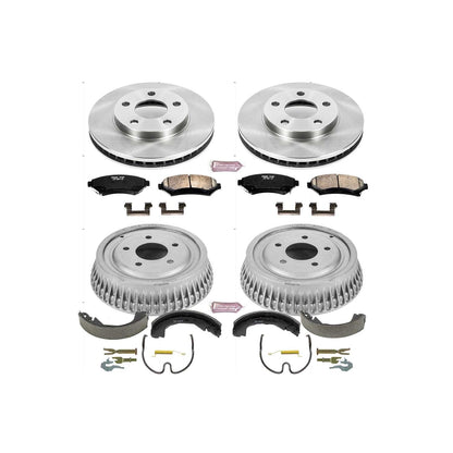 PowerStop Power Stop 02-03 Buick Century Front & Rear Autospecialty Brake Kit KOE15121DK