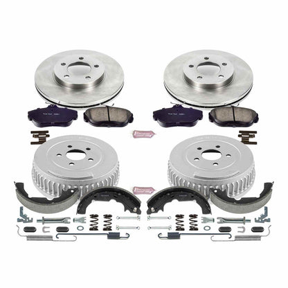 PowerStop Power Stop 95-98 Ford Windstar Front & Rear Autospecialty Brake Kit KOE15129DK
