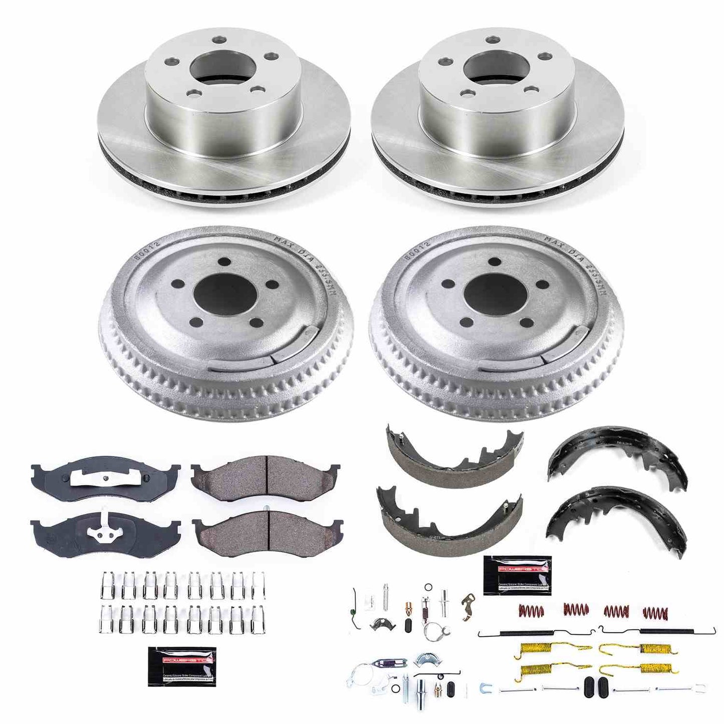 PowerStop Power Stop 92-99 Jeep Cherokee Front & Rear Autospecialty Brake Kit KOE15132DK