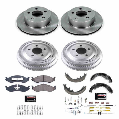 PowerStop Power Stop 99-01 Jeep Cherokee Front & Rear Autospecialty Brake Kit KOE15134DK