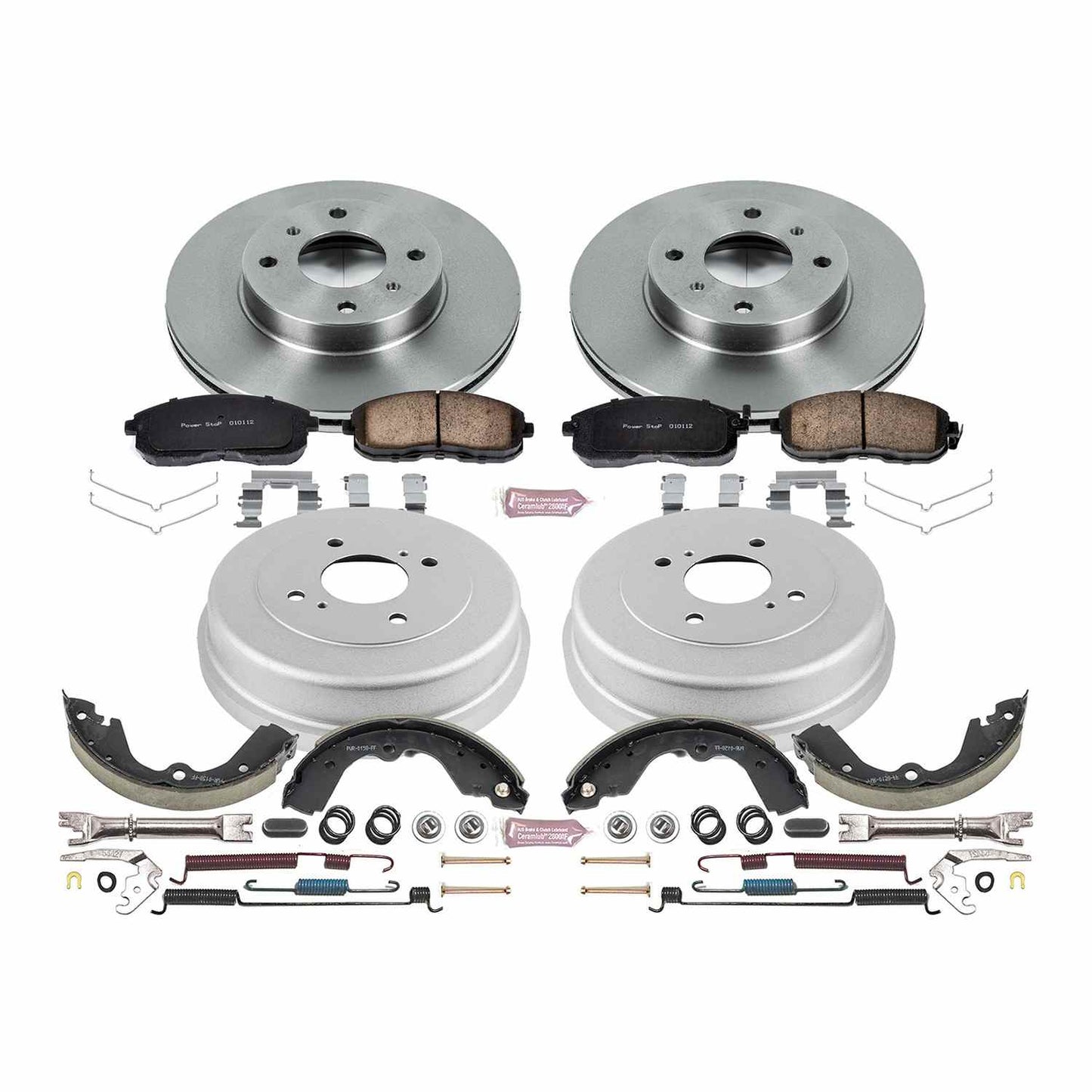 PowerStop Power Stop 93-98 Nissan Altima Front & Rear Autospecialty Brake Kit KOE15135DK