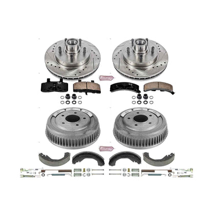 PowerStop Power Stop 95-00 Chevrolet Tahoe 2WD Front & Rear Autospecialty Brake Kit KOE15138DK