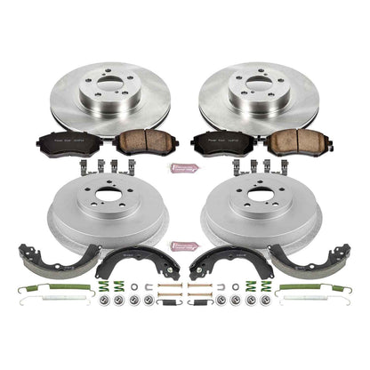 PowerStop Power Stop 2002 Subaru Impreza Outback Front & Rear Autospecialty Brake Kit KOE15141DK