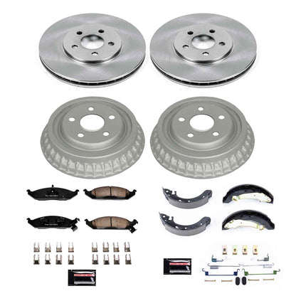 PowerStop Power Stop 95-96 Chrysler Cirrus Front & Rear Autospecialty Brake Kit KOE15144DK