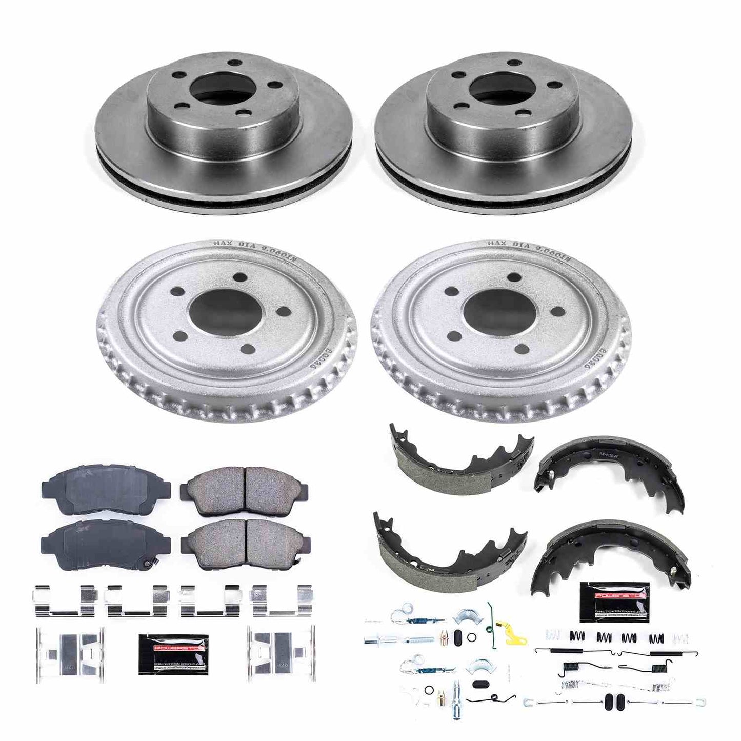 PowerStop Power Stop 98-02 Ford Ranger 4WD Front & Rear Autospecialty Brake Kit KOE15149DK