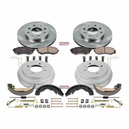 PowerStop Power Stop 2006 Hyundai Elantra Front & Rear Autospecialty Brake Kit KOE15158DK