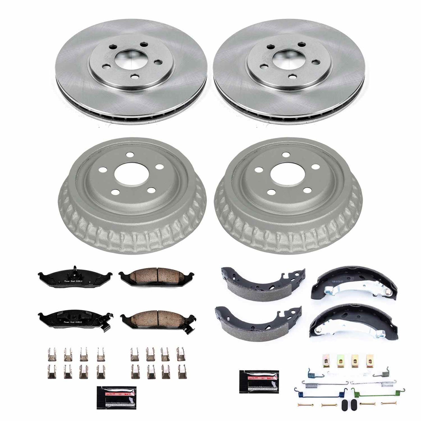 PowerStop Power Stop 97-00 Chrysler Cirrus Front & Rear Autospecialty Brake Kit KOE15160DK