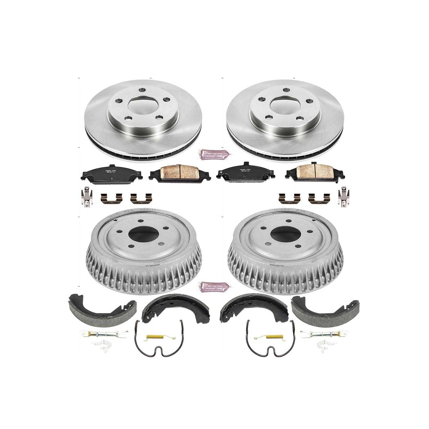 PowerStop Power Stop 04-05 Chevrolet Classic Front & Rear Autospecialty Brake Kit KOE15161DK