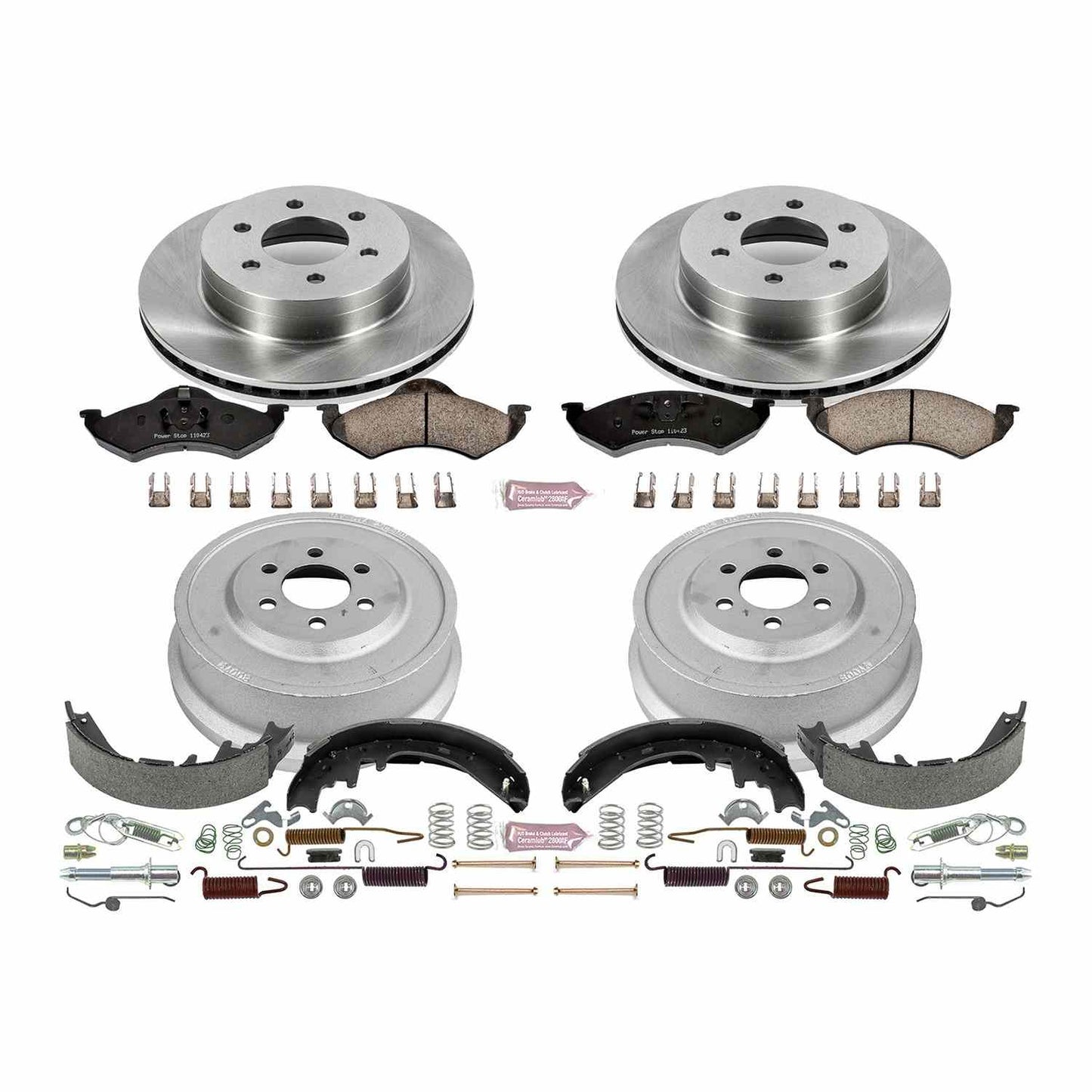PowerStop Power Stop 01-02 Dodge Durango Front & Rear Autospecialty Brake Kit KOE15164DK