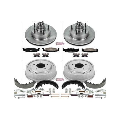 PowerStop Power Stop 97-99 Ford E-150 Front & Rear Autospecialty Brake Kit KOE15171DK