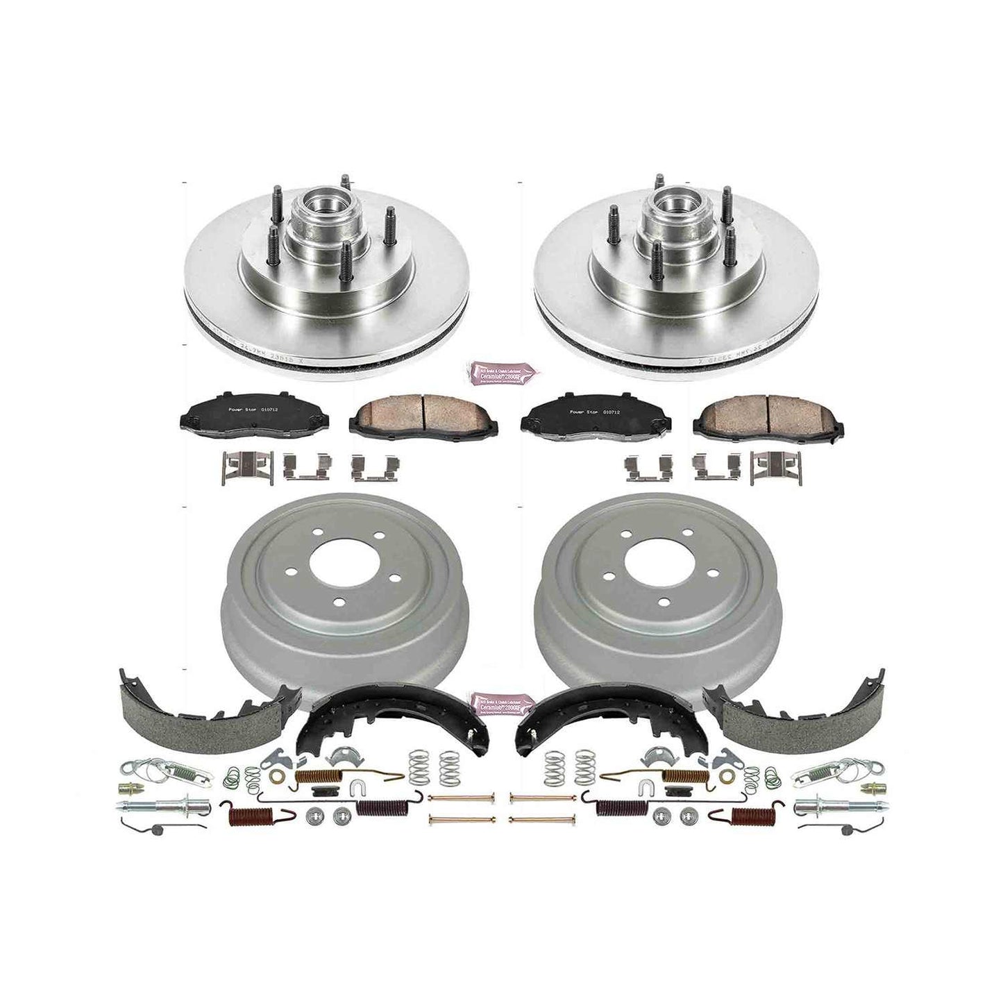 PowerStop Power Stop 97-99 Ford F-150 2WD Front & Rear Autospecialty Brake Kit KOE15174DK