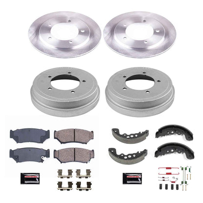 PowerStop Power Stop 02-04 Chevrolet Tracket Front & Rear Autospecialty Brake Kit KOE15184DK