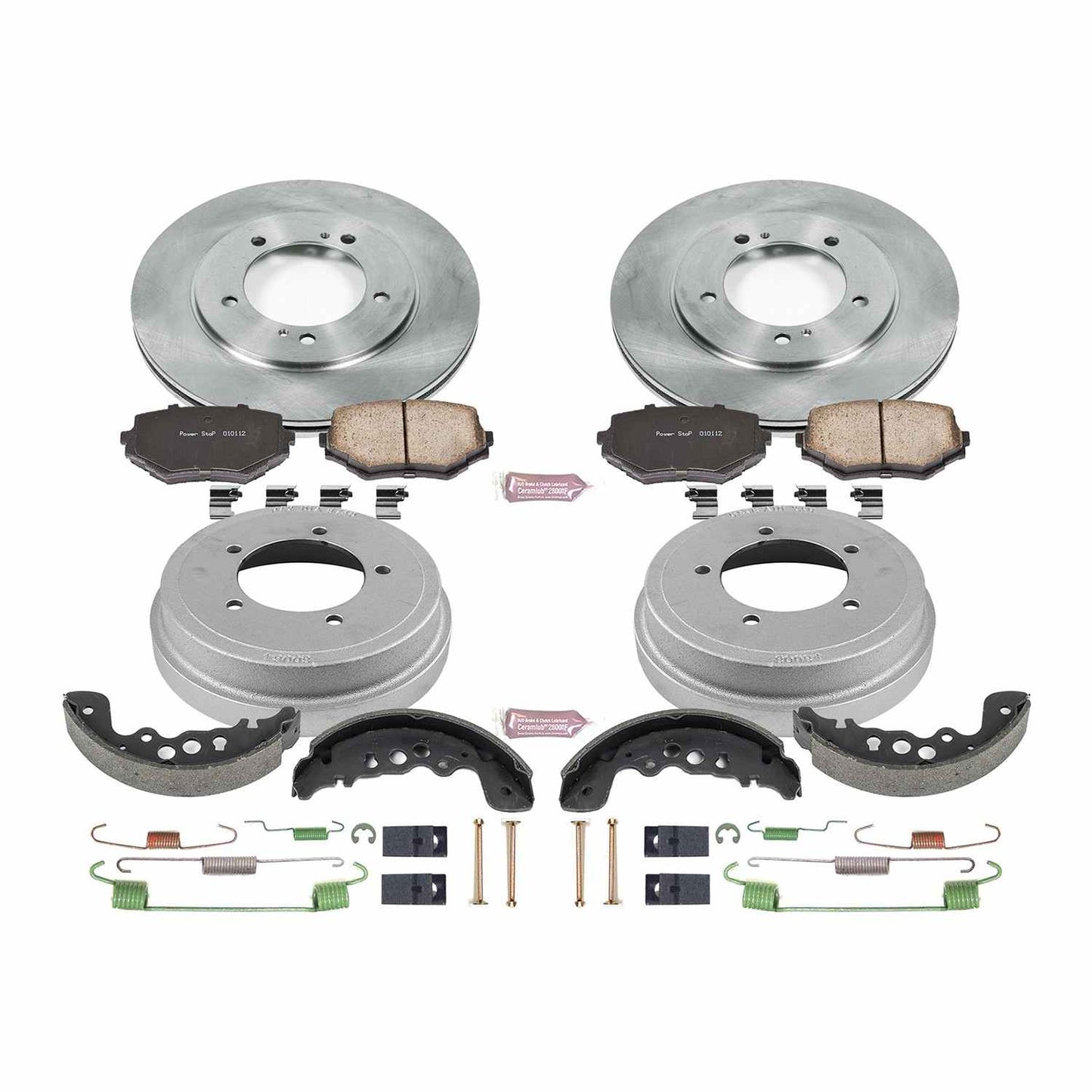 PowerStop Power Stop 00-05 Suzuki Grand Vitara Front & Rear Autospecialty Brake Kit KOE15185DK