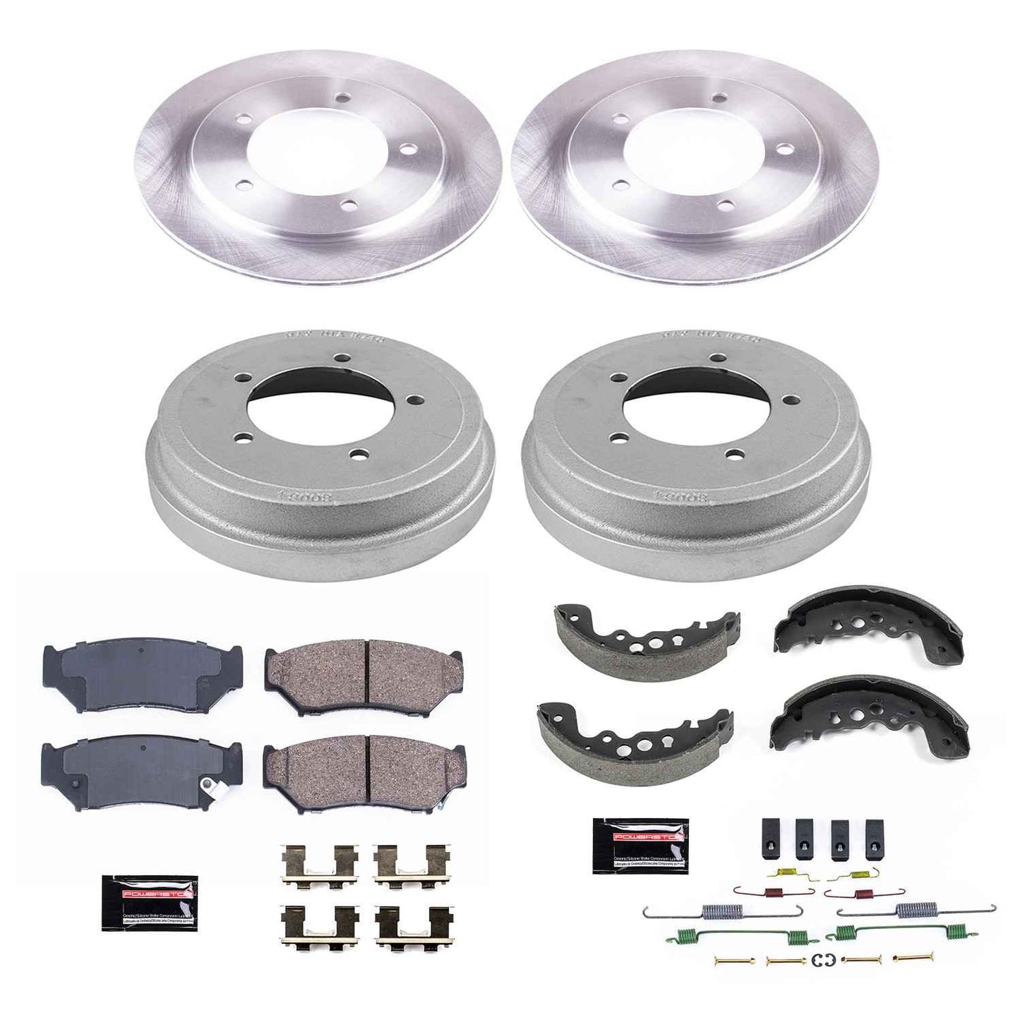 PowerStop Power Stop 00-04 Suzuki Vitara Front & Rear Autospecialty Brake Kit KOE15186DK