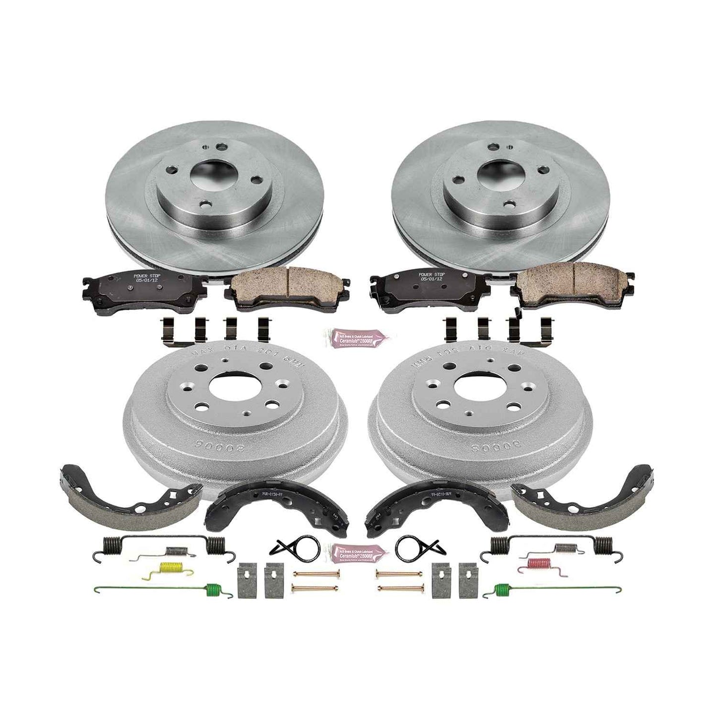 PowerStop Power Stop 99-00 Mazda Protege Front & Rear Autospecialty Brake Kit KOE15188DK