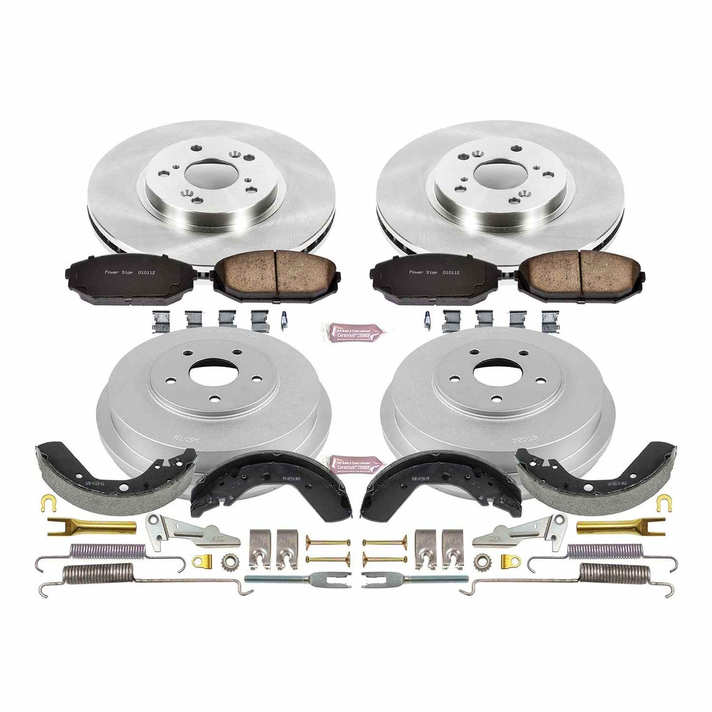 PowerStop Power Stop 99-01 Honda Odyssey Front & Rear Autospecialty Brake Kit KOE15190DK