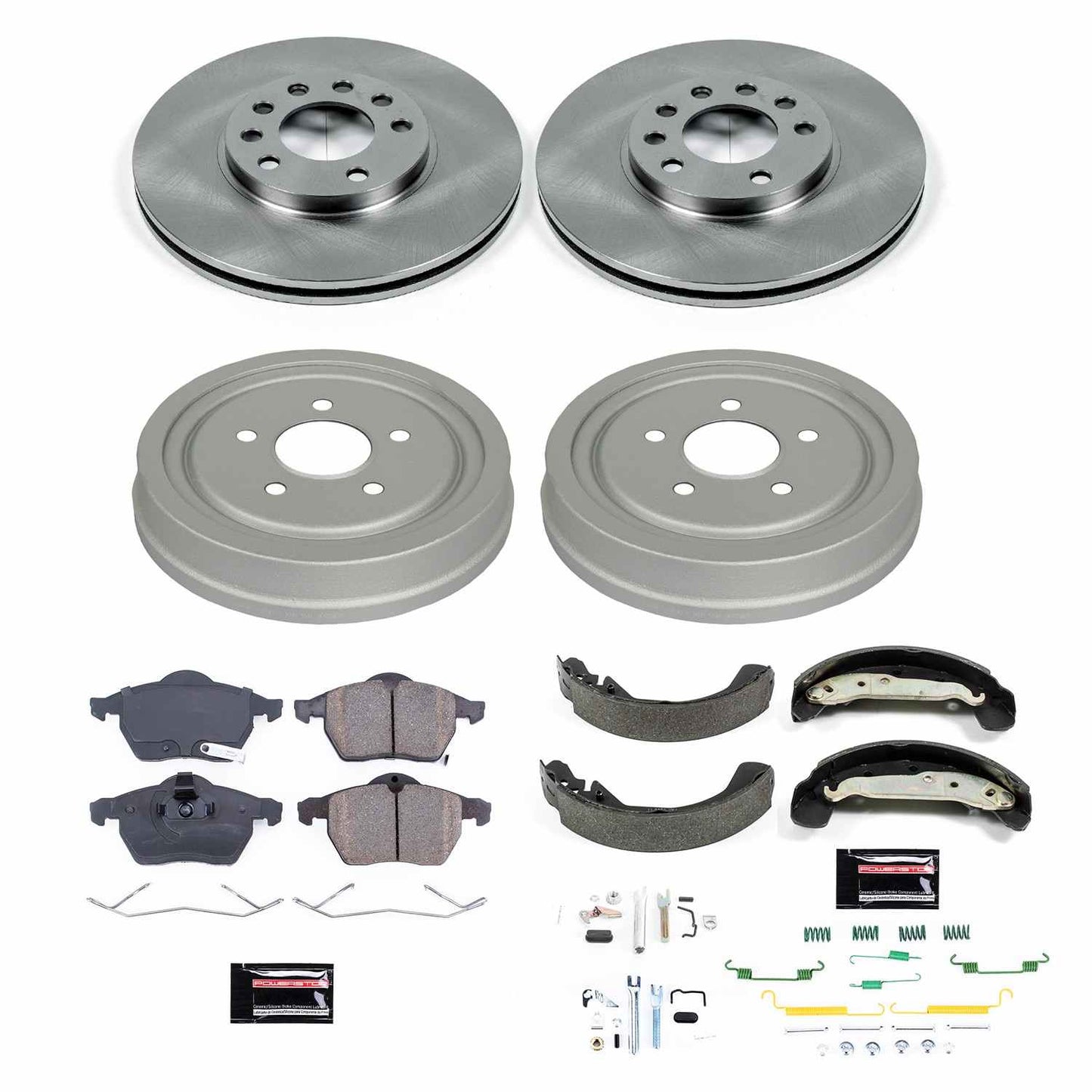 PowerStop Power Stop 00-04 Saturn L-Series Front & Rear Autospecialty Brake Kit KOE15198DK
