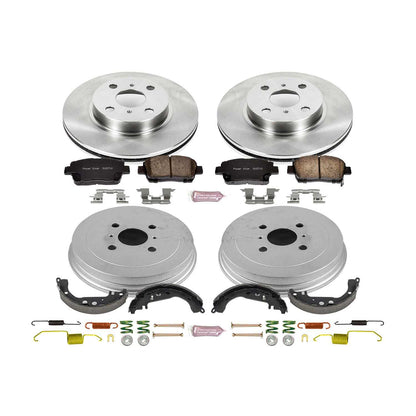 PowerStop Power Stop 01-03 Toyota Prius Front & Rear Autospecialty Brake Kit KOE15201DK