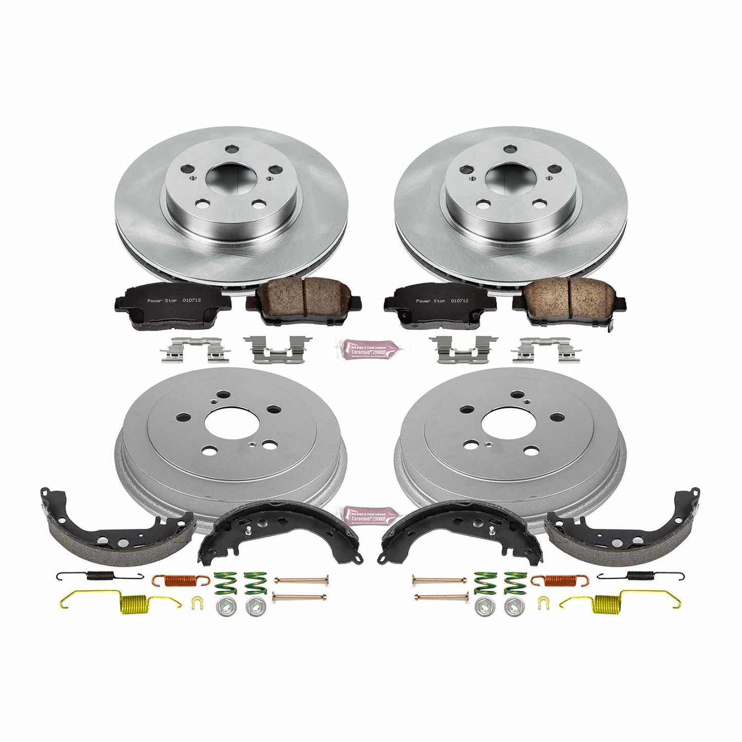 PowerStop Power Stop 04-08 Toyota Prius Front & Rear Autospecialty Brake Kit KOE15202DK