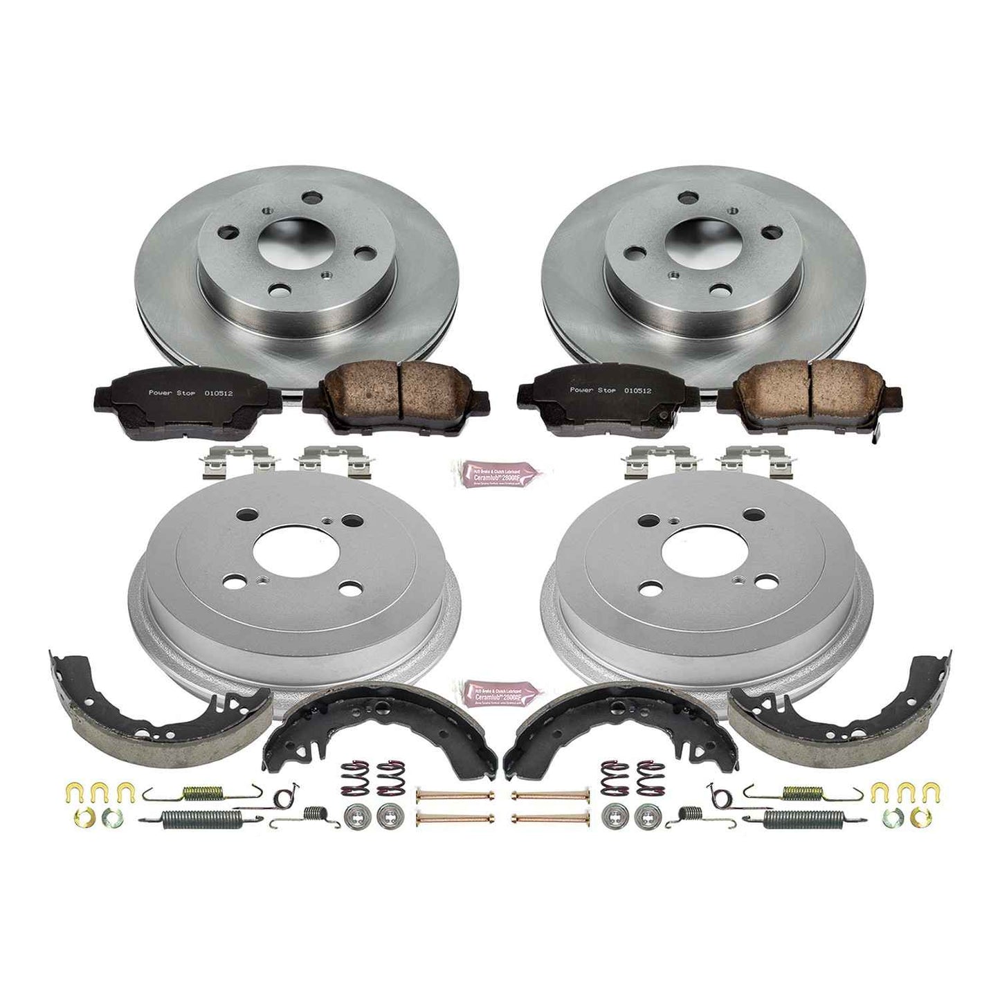 PowerStop Power Stop 2000 Toyota Echo Front & Rear Autospecialty Brake Kit KOE15203DK