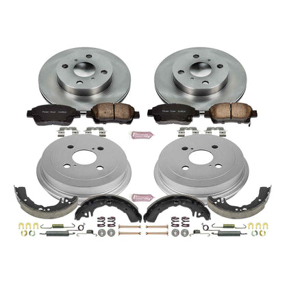 PowerStop Power Stop 2000 Toyota Echo Front & Rear Autospecialty Brake Kit KOE15203DK